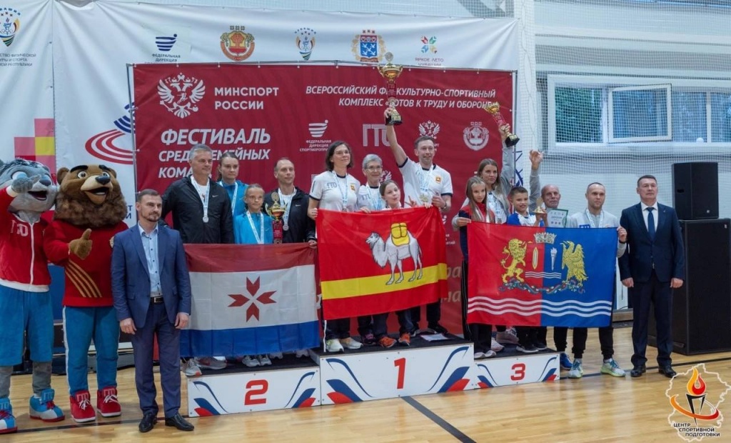 Семья из Мордовии завоевала серебро на Всероссийском фестивале ГТО
