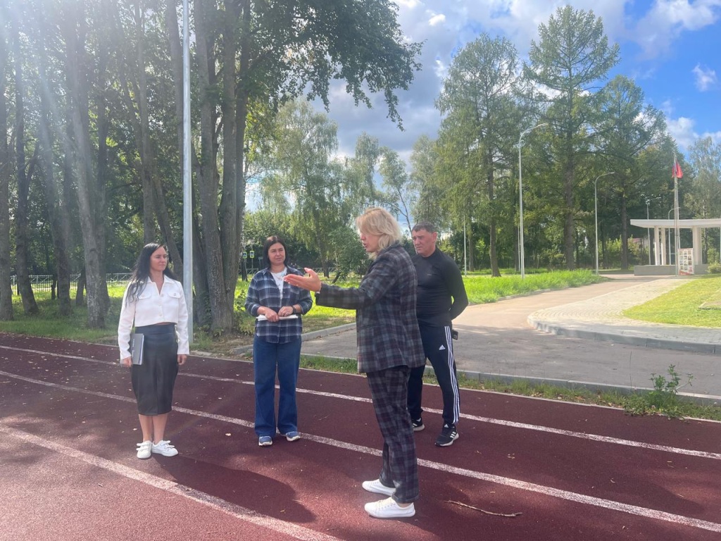 Уполномоченный главы Пушкинского Ольга Алексеева проверила готовность школ и садов к 1 сентября